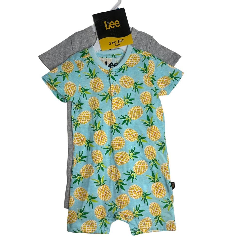 Set Of Two Lee 24 Months‎ Toddler Boy Summer Jumpsuits NWT